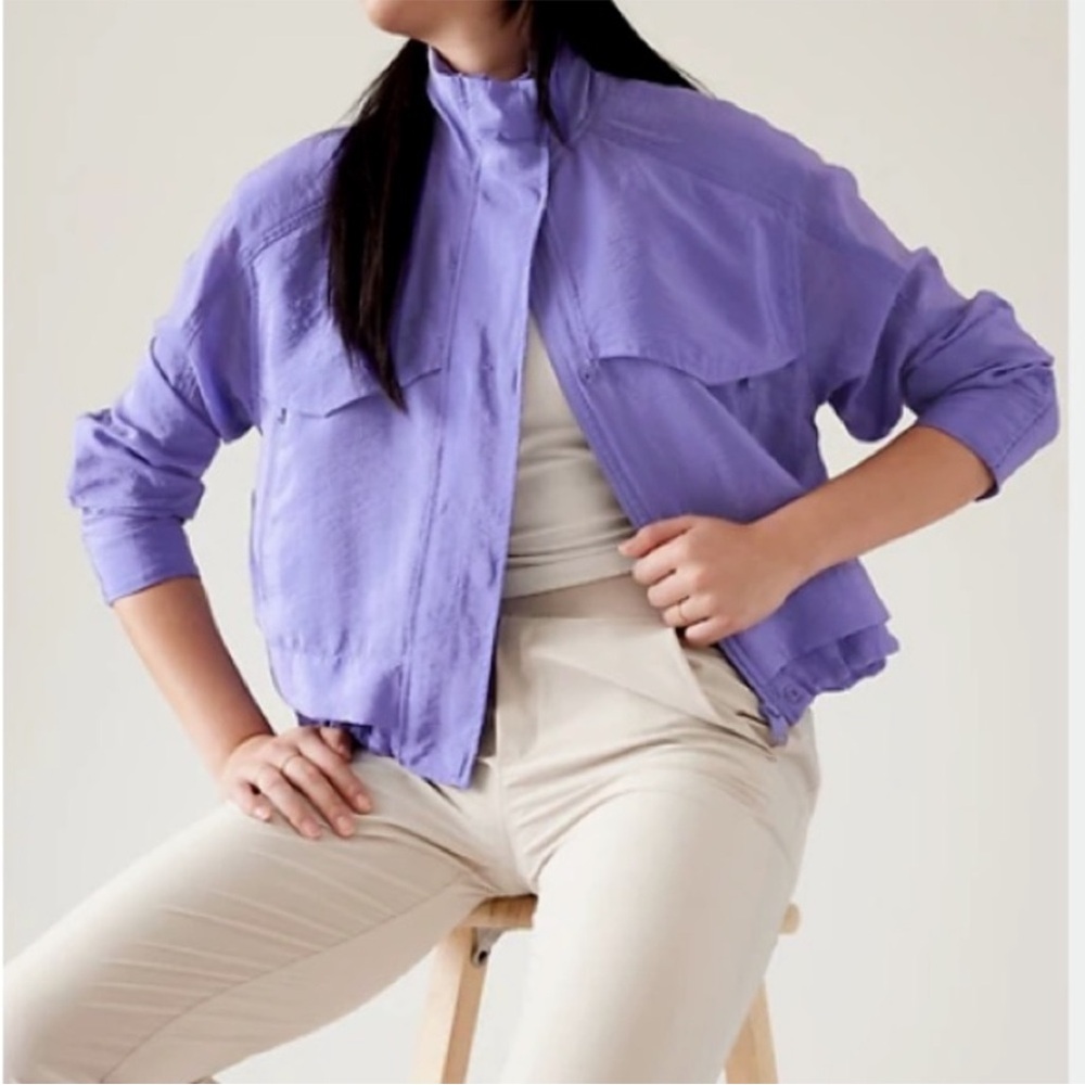 Athleta Lavender Windbreaker